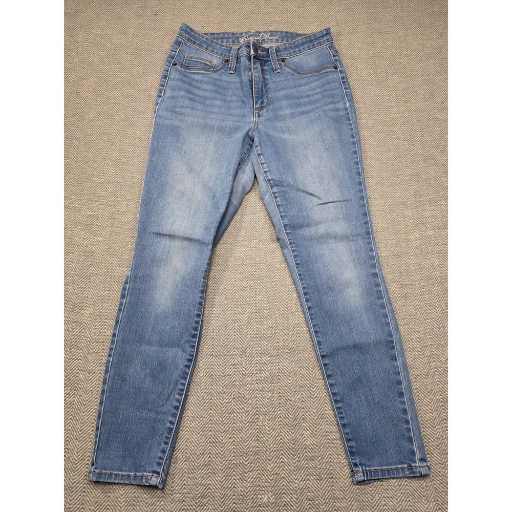 Universal Thread High Rise‎ Jegging Medium Wash Blue Denim Jeans Womens 10/30S